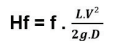 Correlação fator de atrito “f” de Darcy-Weisbach com o fator “C” de Hanzen-Williams